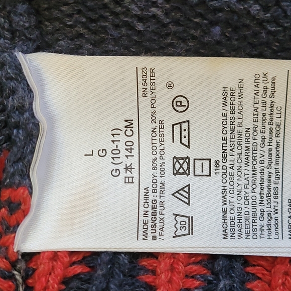 Gap Boy's Henley Knit Sweater - Picture 5 of 5